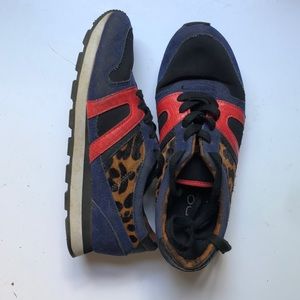 Leopard color block Aldo sneakers